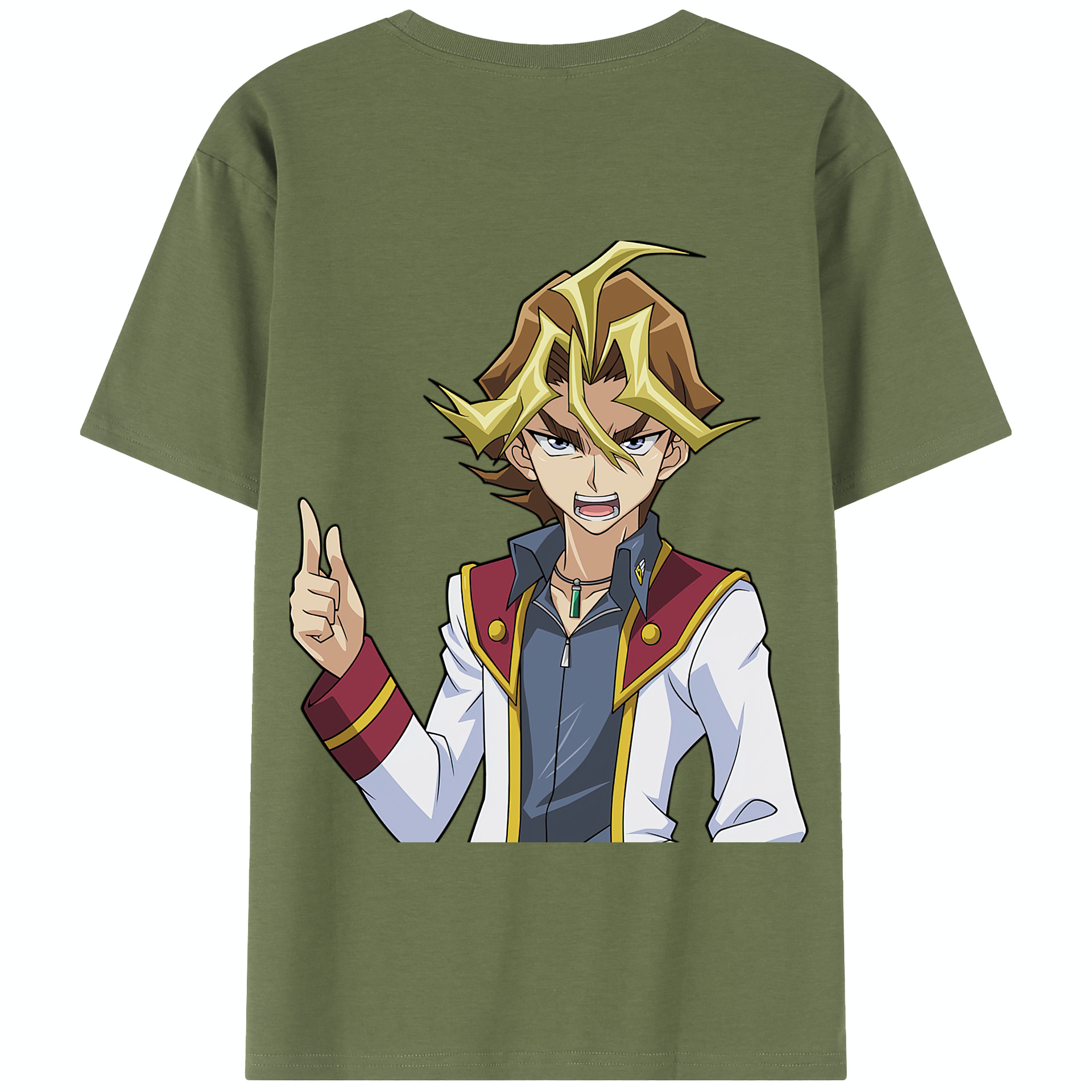 （画像用） 遊☆戯☆王 Yu-Gi-Oh! 綿100％半袖Tシャツ（背面プリント）